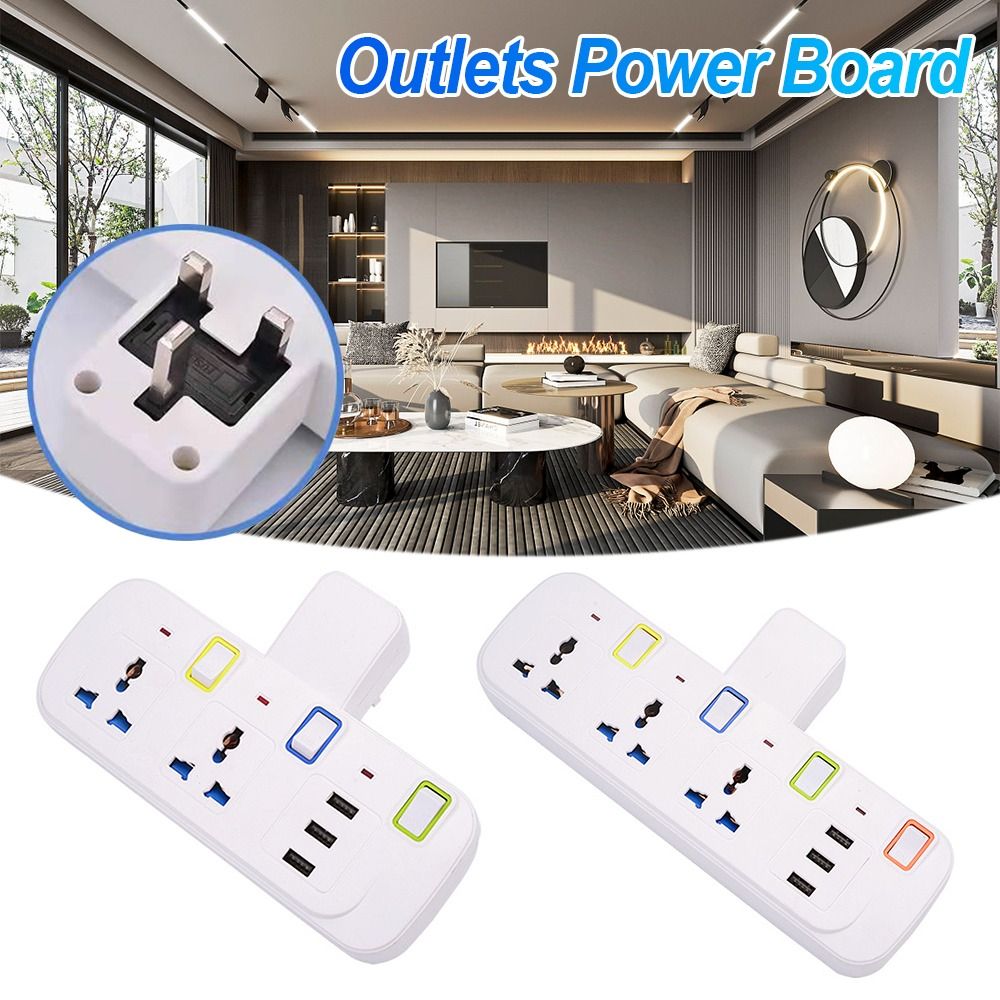 Smart Power Strip 4 Outlet Usb - Adaptateur de prise USB intelligent, multiprise,