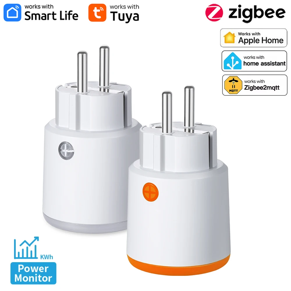 Smart Plug Zigbee 16A - Haozee Tuya prise de courant intelligente