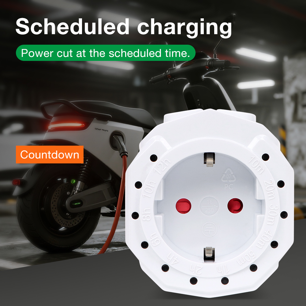 Smart Socket With Timer Countdown - 24 heures minuterie interrupteur minuterie prise