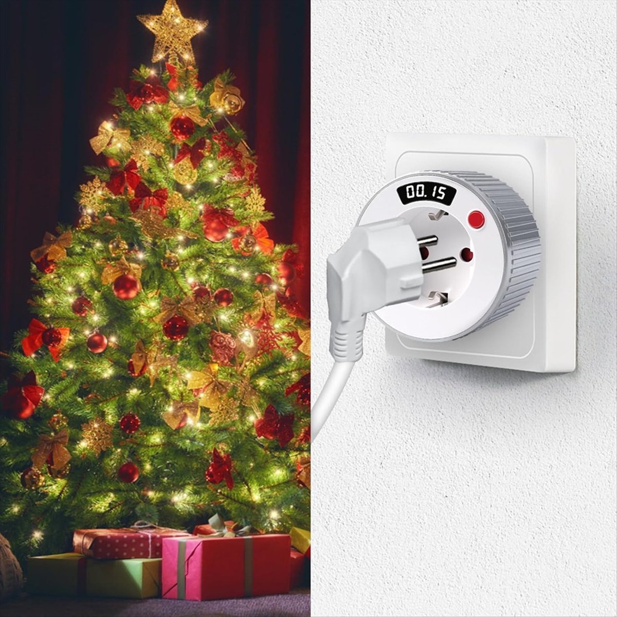 Smart Plug Surge Protector - Prise intelligente WiFi A77K 16A avec