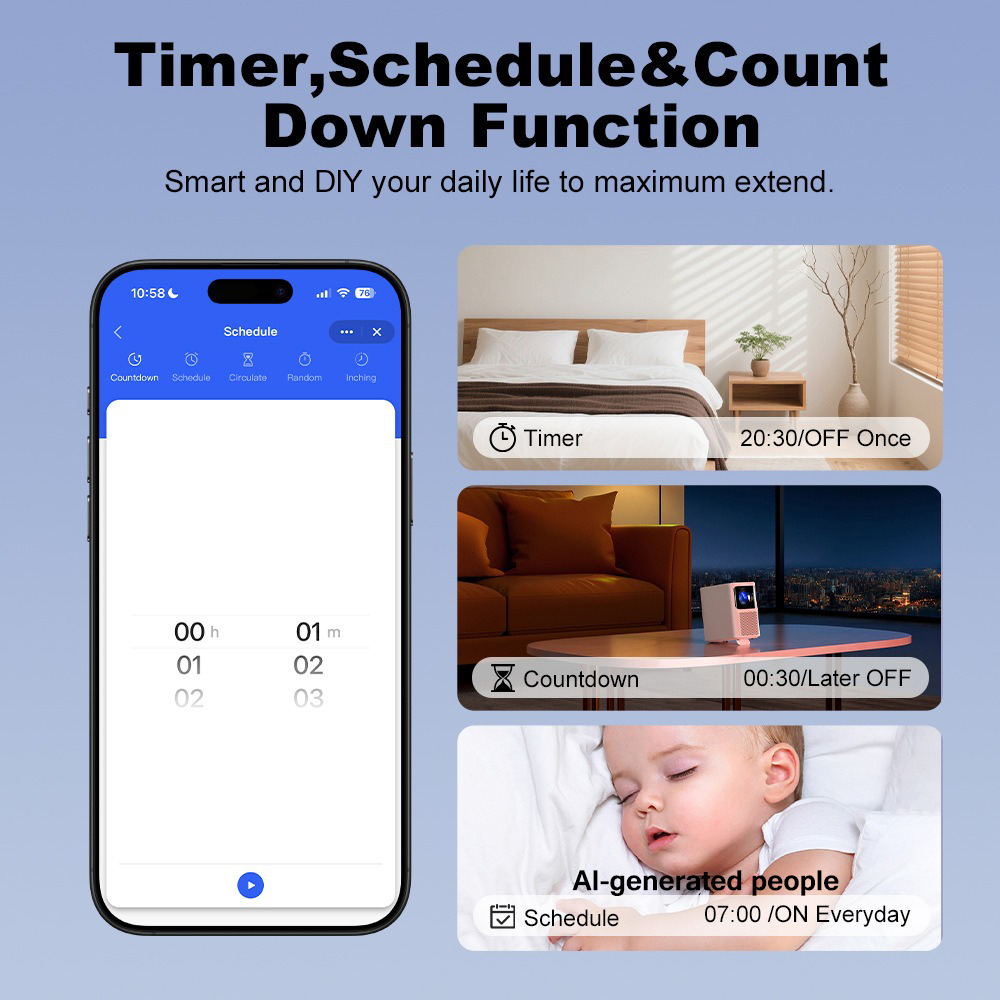 Smart Socket 16A Tuya App - Prise murale intelligente WiFi Tuya APP,