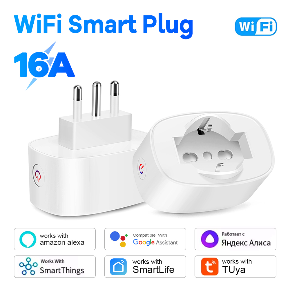 Smart Socket With Timer Countdown - Prise WiFi intelligente BSD60, prise chilienne