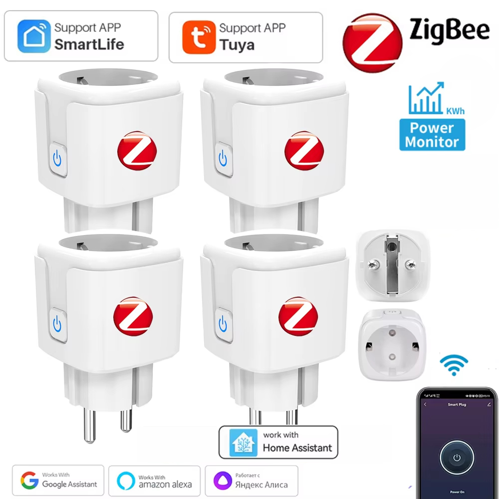 Smart Socket 16A Tuya App - Prise intelligente Tuya ZigBee 3.0 16A/20A,