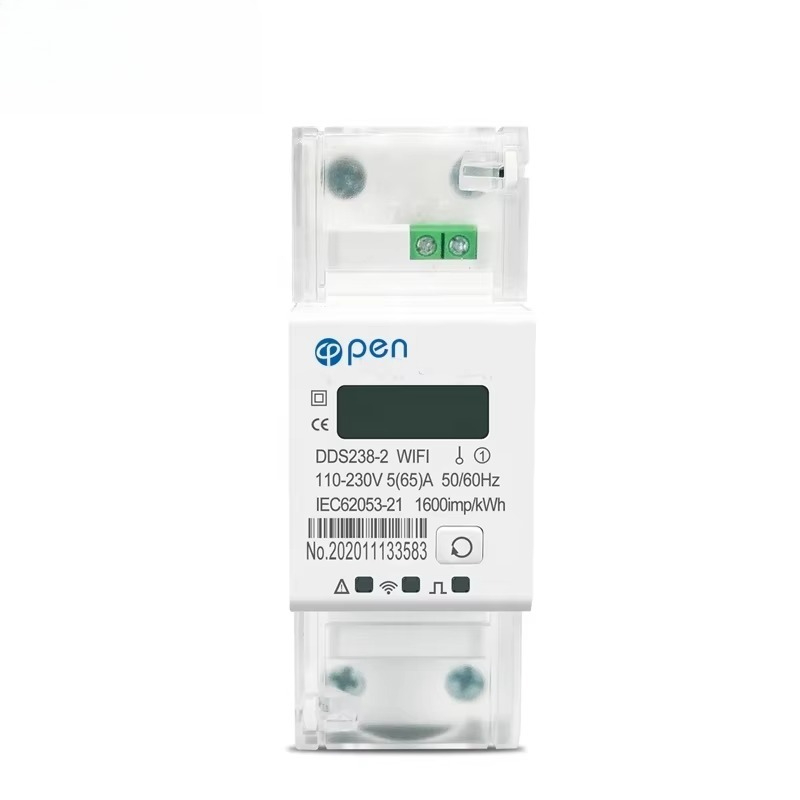 Energy Meter Din Rail Wifi - Compteur d'énergie intelligent WIFI monophasé 65A,