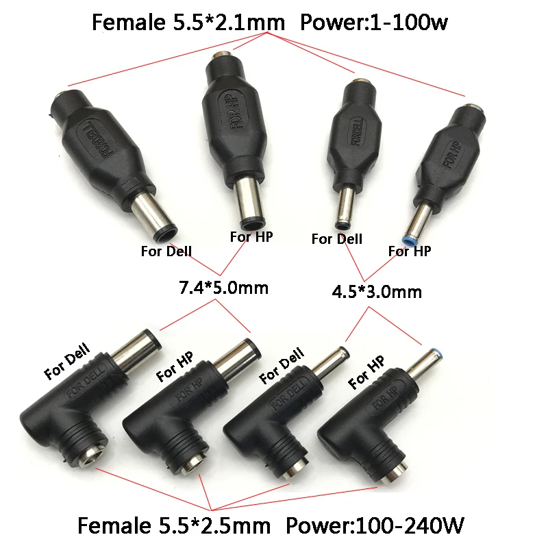 Smart Plug Matter Thread - DC4.5X3.0mm 7.4X5.0mm DC mâle à 5.5X2.1mm