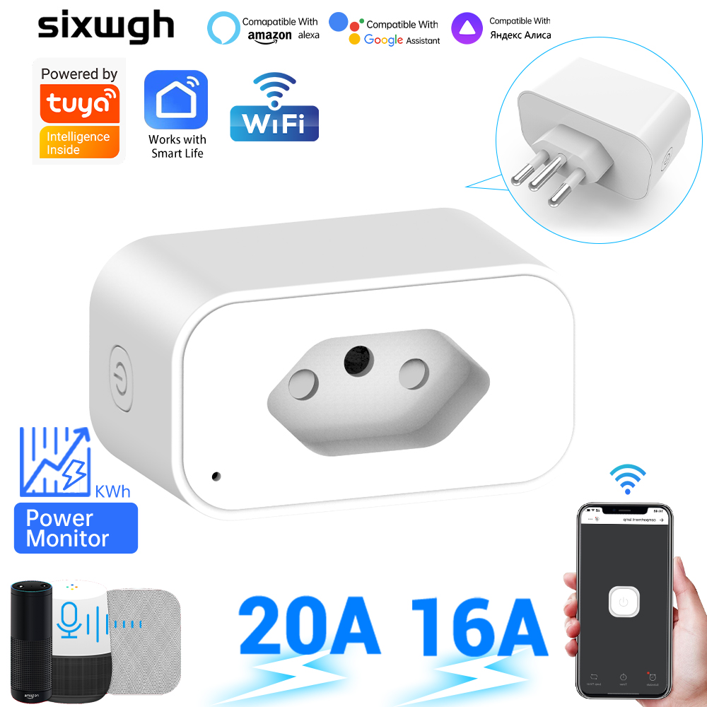 Smart Socket With Timer Countdown - Prise intelligente WiFi Tuya, type N