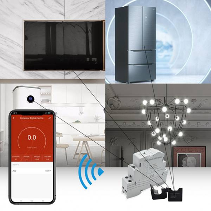 Tuya Smart WiFi Compteur d'éle - Energy Meter Din Rail Wifi avis et prix