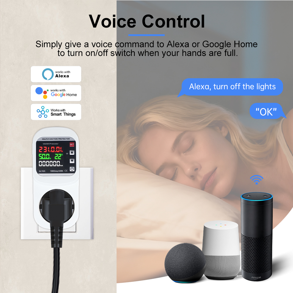Prise intelligente MANHOT avec - Smart Plug Surge Protector avis et prix
