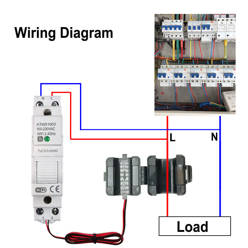 Compteur d'énergie numérique i - Energy Meter Din Rail Wifi avis et prix
