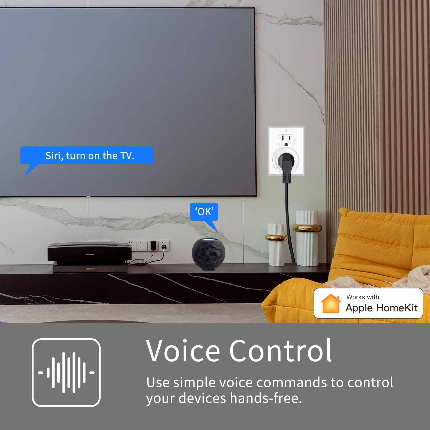 Prise intelligente ronde HomeK - Smart Plug Energy Monitoring Wifi avis et prix