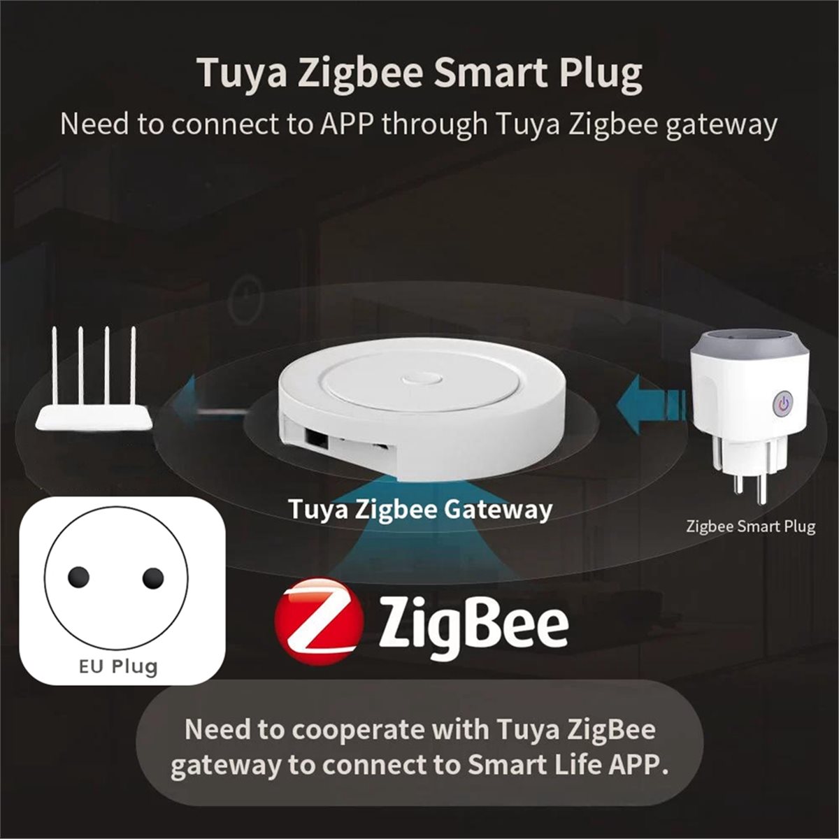 (ABGQ) Prise intelligente Tuya - Smart Plug Zigbee 16A avis et prix