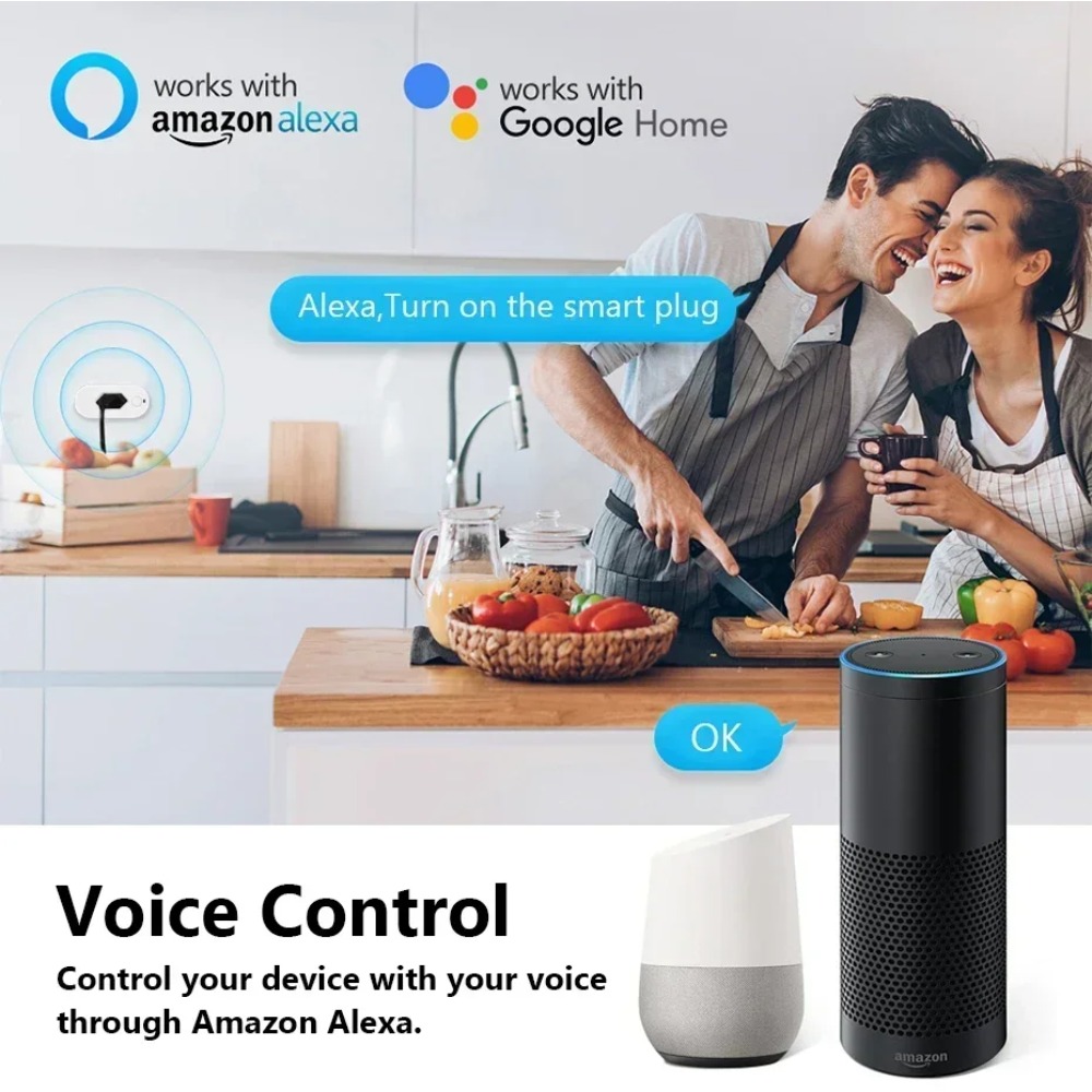 UNKAS fonctionne avec la prise - Smart Plug Energy Monitoring Wifi avis et prix