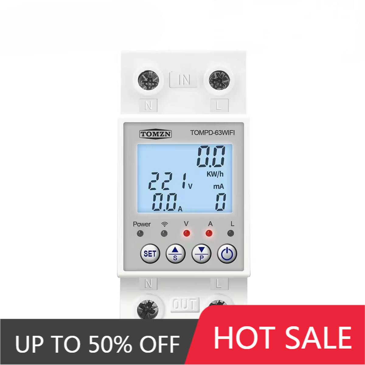 Disjoncteur intelligent TUYA S - Energy Meter Din Rail Wifi avis et prix