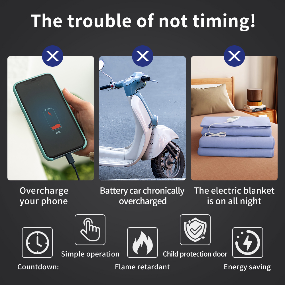 24 heures minuterie interrupte - Smart Socket With Timer Countdown avis et prix