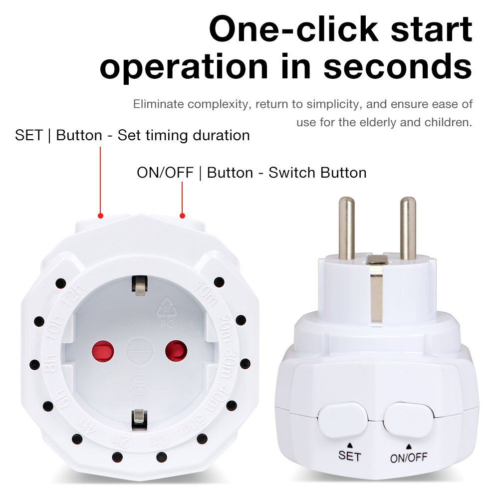 24 heures minuterie interrupte - Smart Socket With Timer Countdown avis et prix
