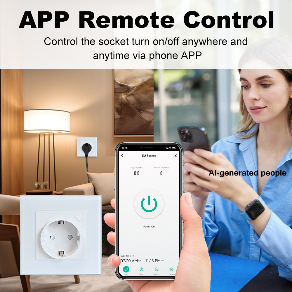 Prise murale intelligente Wi-F - Smart Socket 16A Tuya App avis et prix