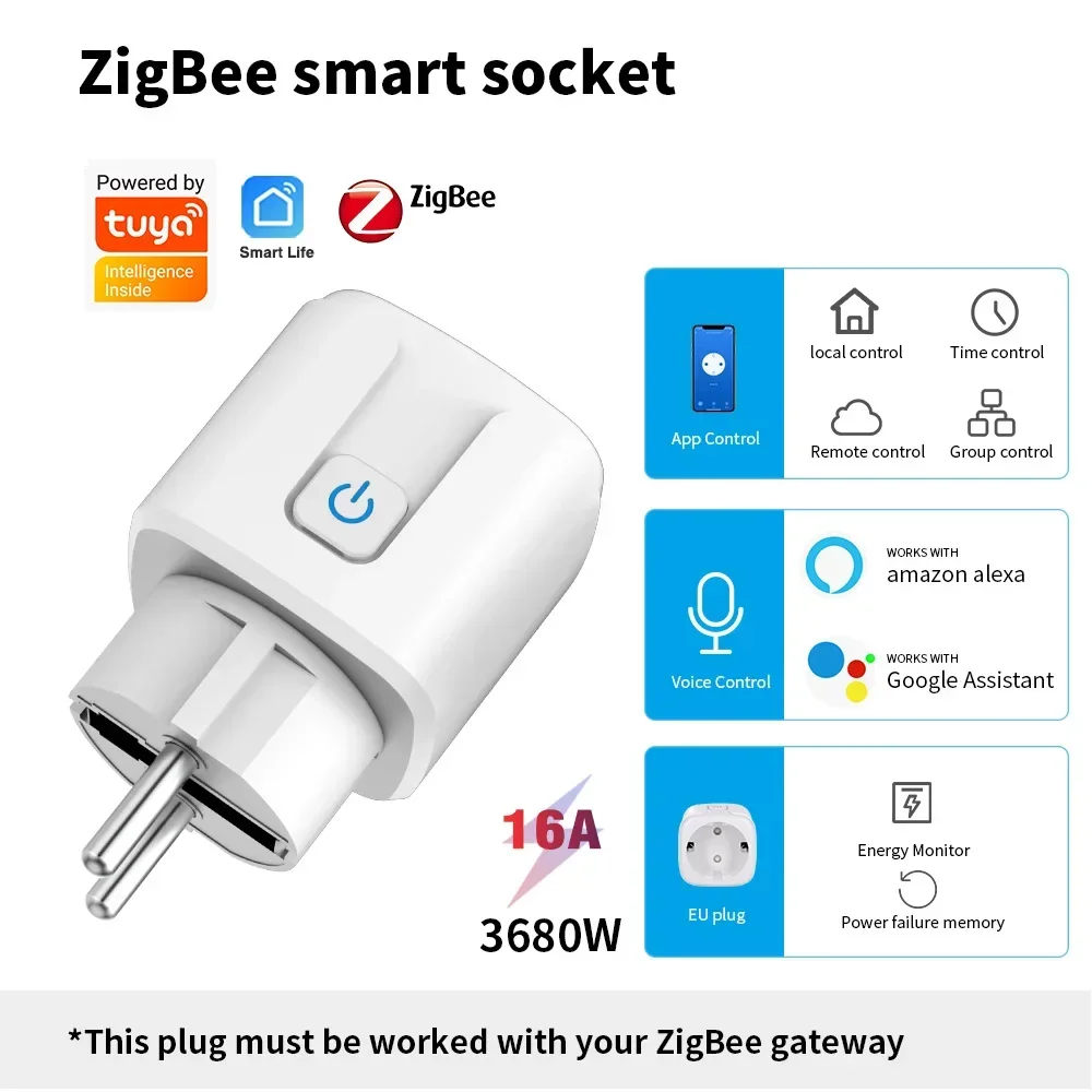 Nouvelle prise intelligente st - Smart Plug Zigbee 16A avis et prix
