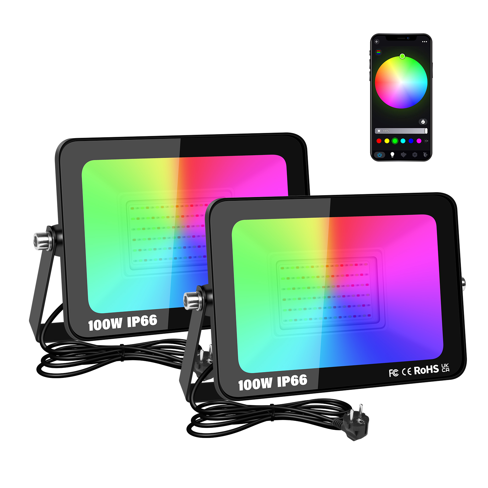 SKYWORLD APP RGB projecteur in - Smart Plug Outdoor Waterproof avis et prix