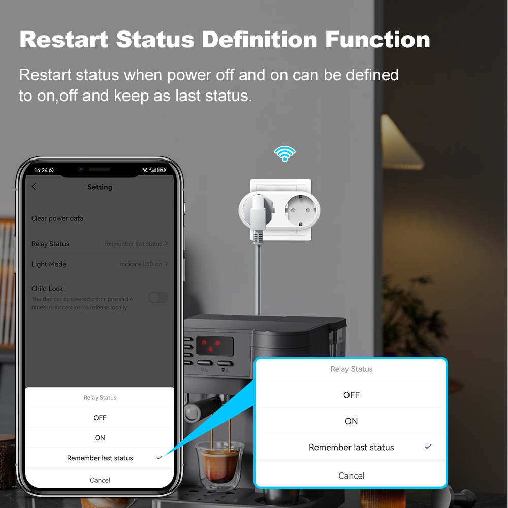Prise intelligente WiFi double - Smart Socket 16A Tuya App avis et prix