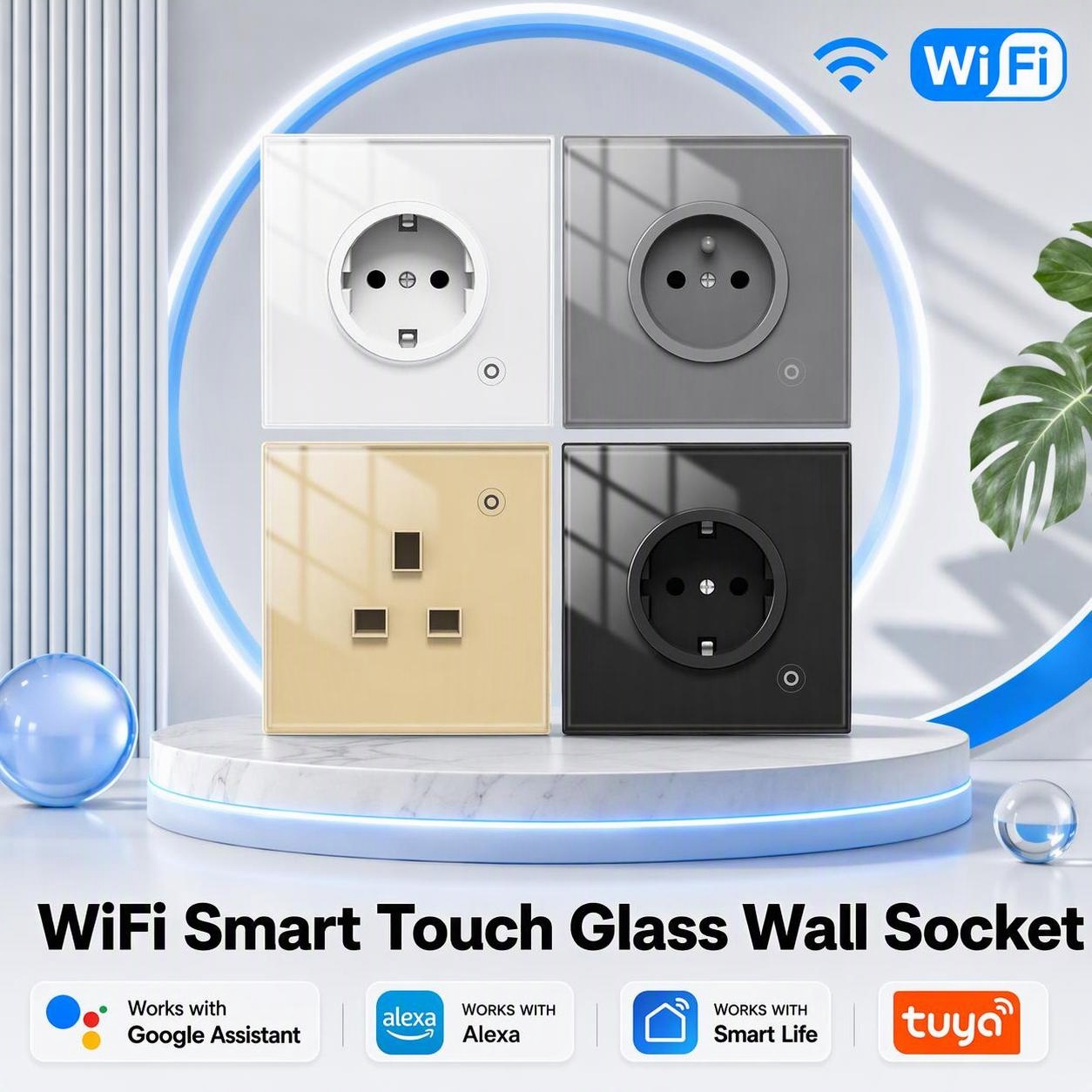 Prise murale intelligente Tuya - Smart Socket 16A Tuya App avis et prix