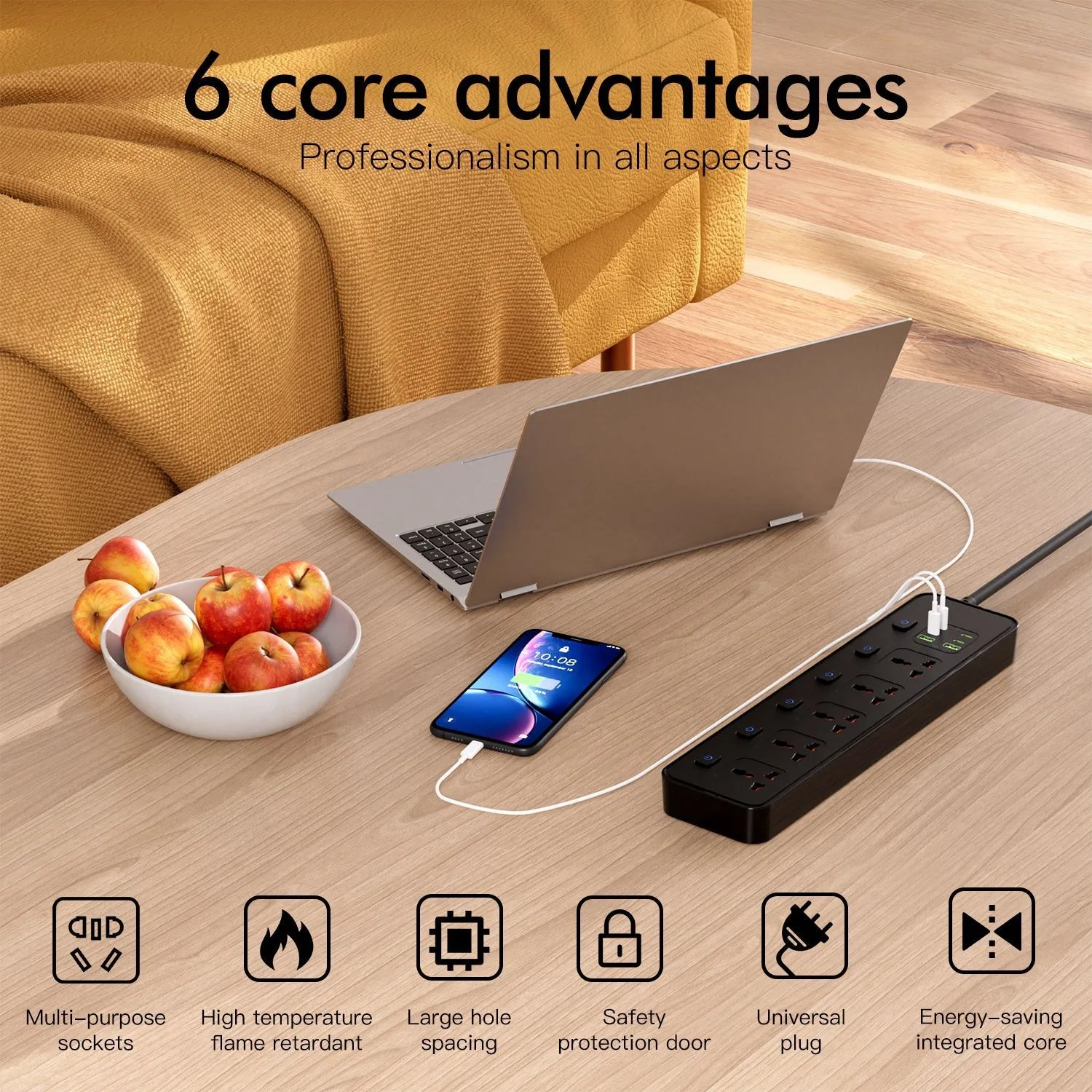 Prise d'extension de multipris - Smart Plug Surge Protector avis et prix