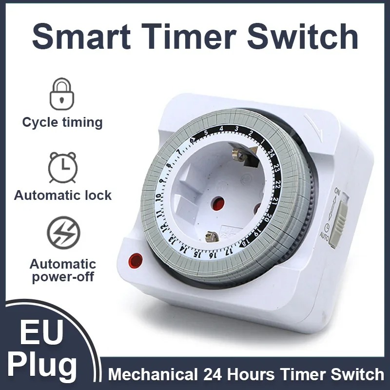 Prise de minuterie mécanique,  - Smart Socket With Timer Countdown avis et prix