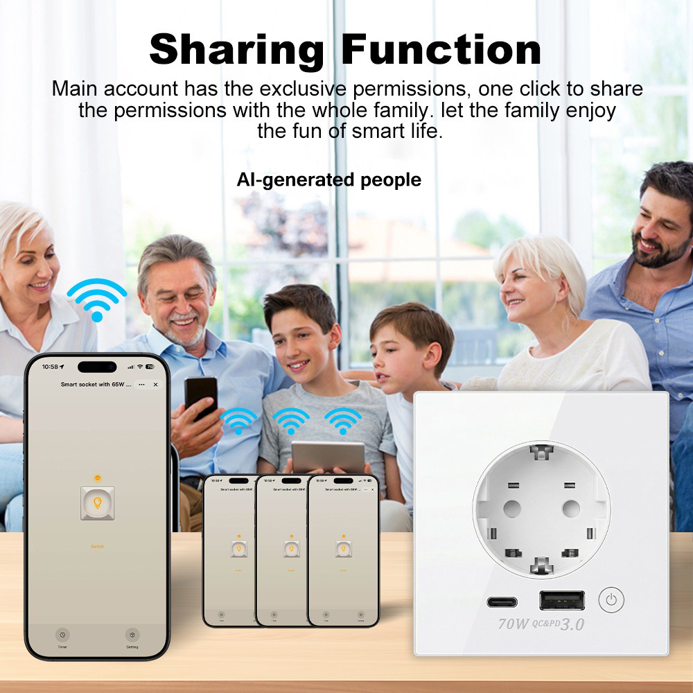Prise murale intelligente WiFi - Smart Socket 16A Tuya App avis et prix
