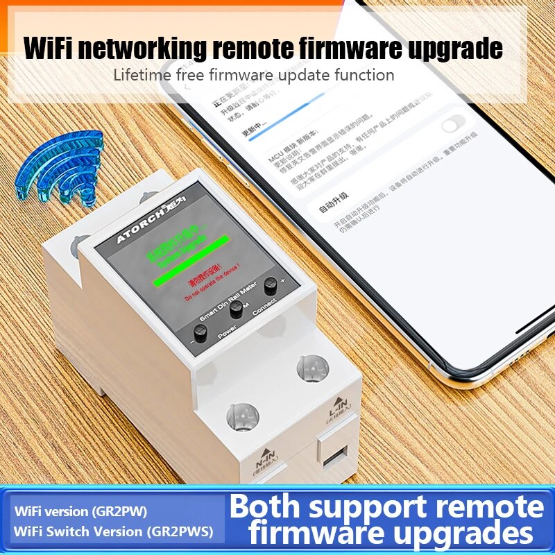 Compteur d'énergie électrique  - Energy Meter Din Rail Wifi avis et prix