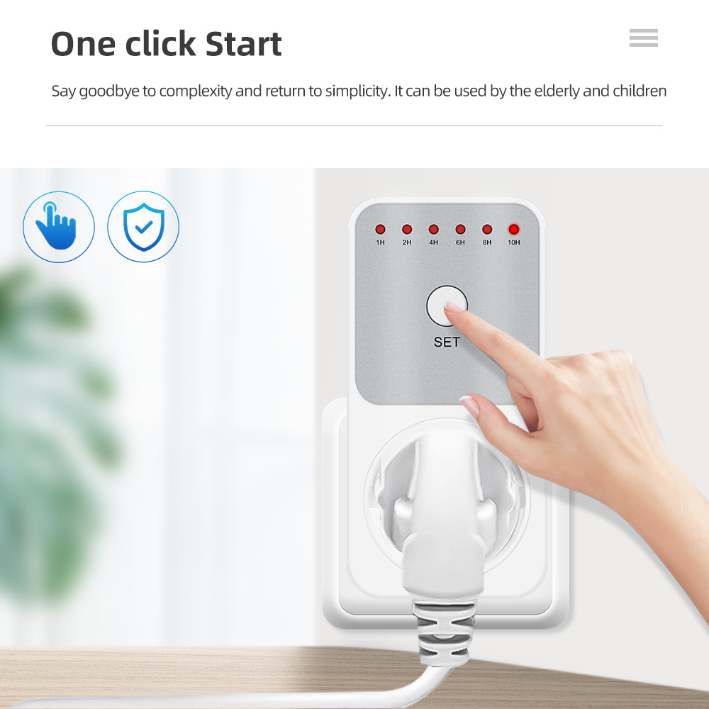Wattmètre électronique avec mi - Smart Socket With Timer Countdown avis et prix