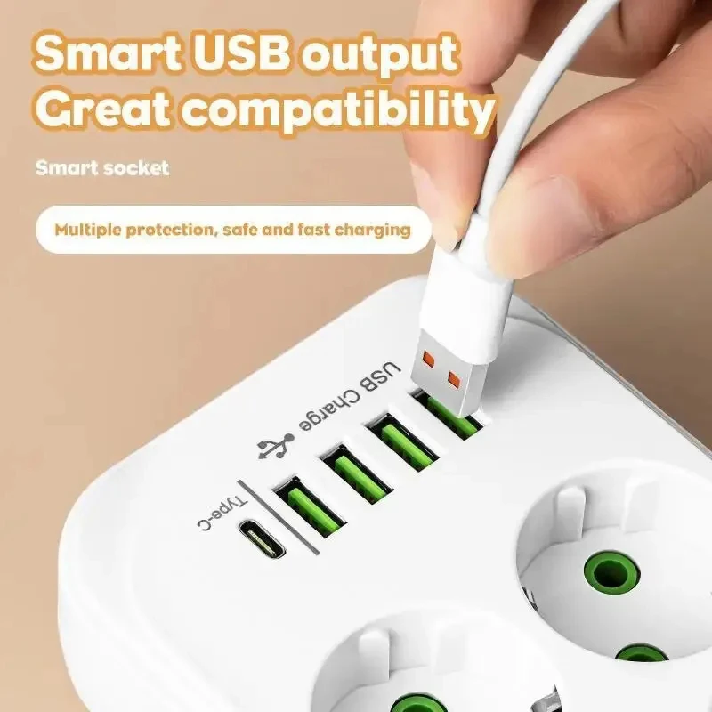 Prise ca prise ue multiprise m - Smart Plug Surge Protector avis et prix