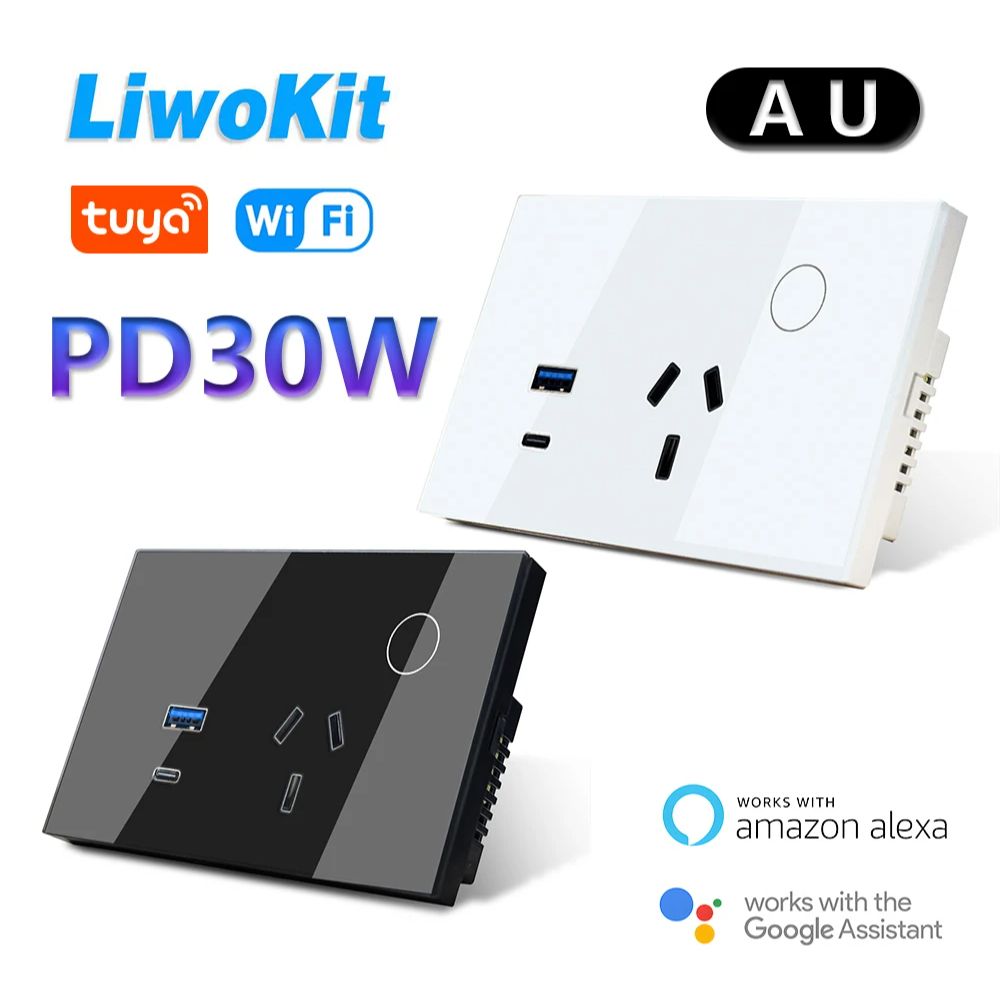 LiwoKit AU Tuya Wifi prise mur - Smart Plug Energy Monitoring Wifi avis et prix