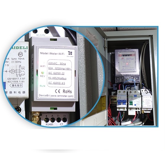 Compteur d'énergie WiFi monoph - Energy Meter Din Rail Wifi avis et prix