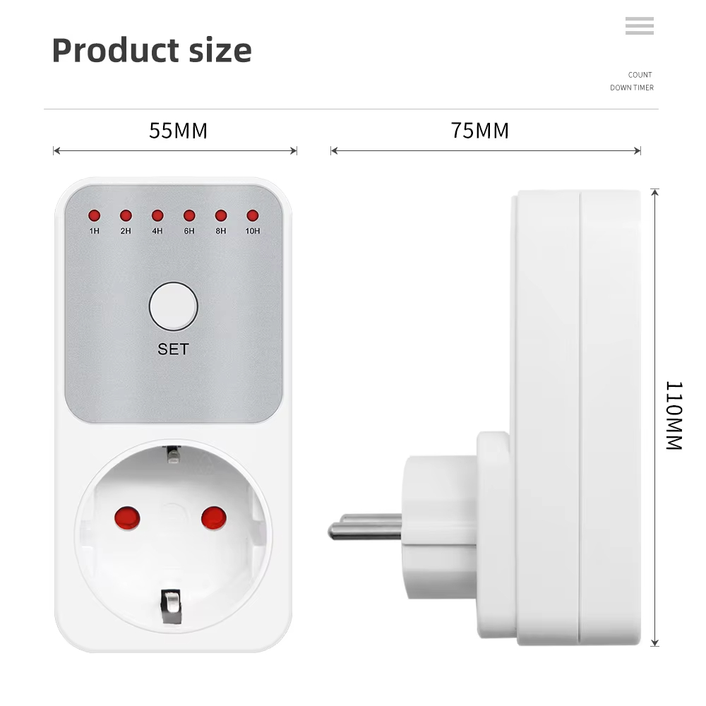 Minuterie de compte à rebours  - Smart Socket With Timer Countdown avis et prix