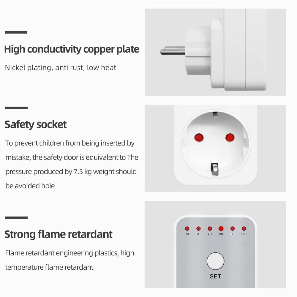 Minuterie de compte à rebours  - Smart Socket With Timer Countdown avis et prix