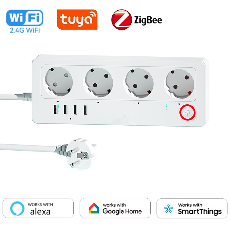 Multiprise intelligente WiFi Z - Smart Power Strip 4 Outlet Usb avis et prix