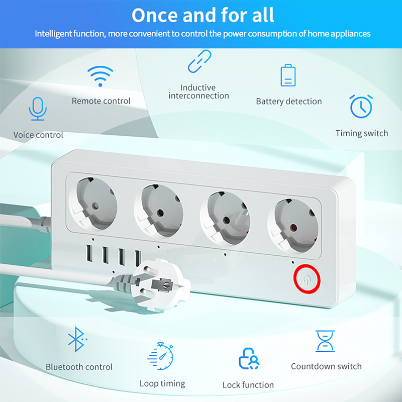 Multiprise intelligente WiFi Z - Smart Power Strip 4 Outlet Usb avis et prix