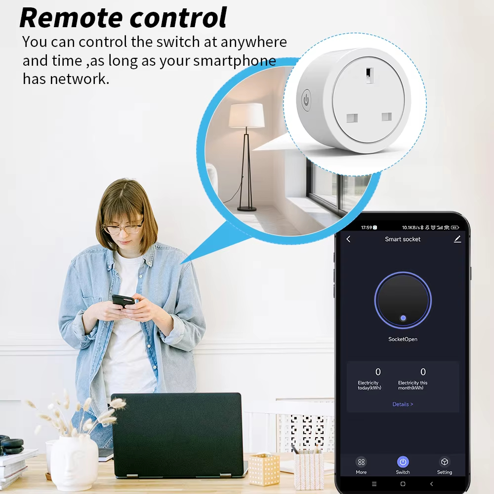 Prise intelligente WiFi 16A av - Smart Plug Energy Monitoring Wifi avis et prix