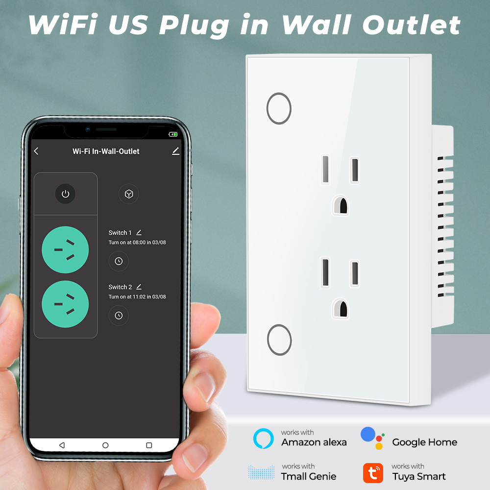 Prise Wifi, 16a, Tuya, Us, syn - Smart Socket 16A Tuya App avis et prix