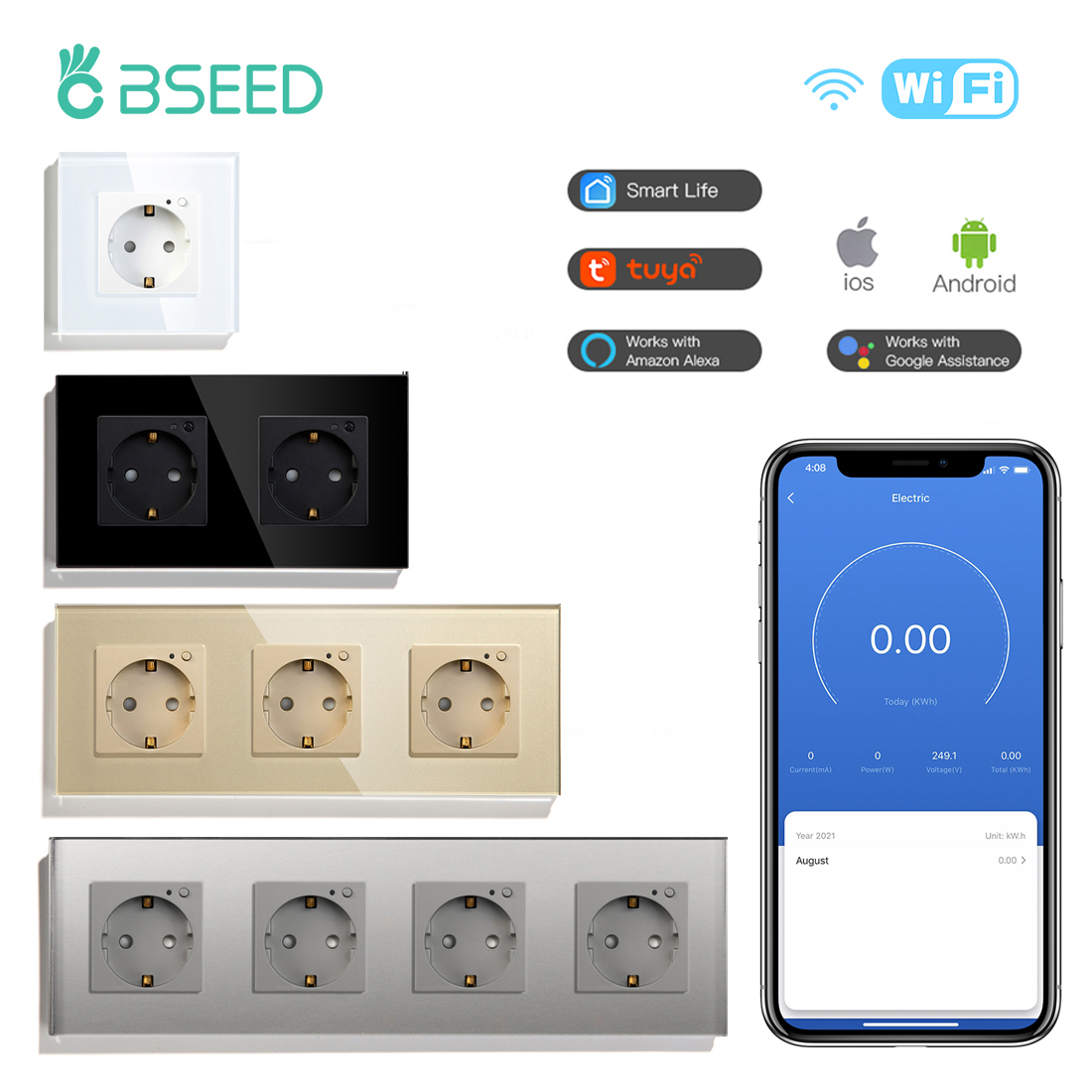 BSEED ue électrique Wifi prise - Smart Plug Energy Monitoring Wifi avis et prix