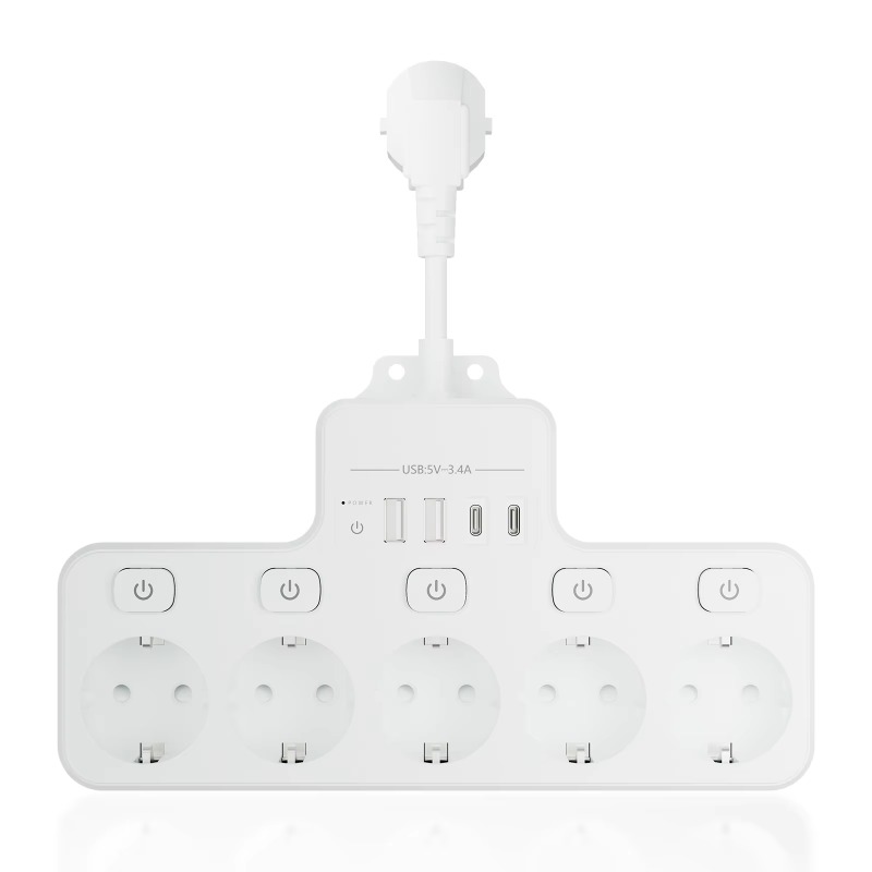 Multiprise multifonction à cor - Smart Power Strip 4 Outlet Usb avis et prix