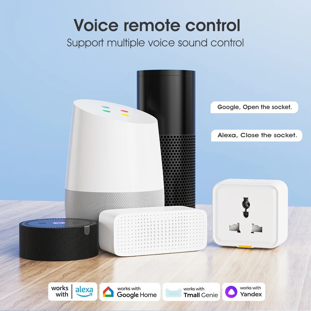 Tuya-Prise WiFi sans fil pour  - Smart Plug Energy Monitoring Wifi avis et prix
