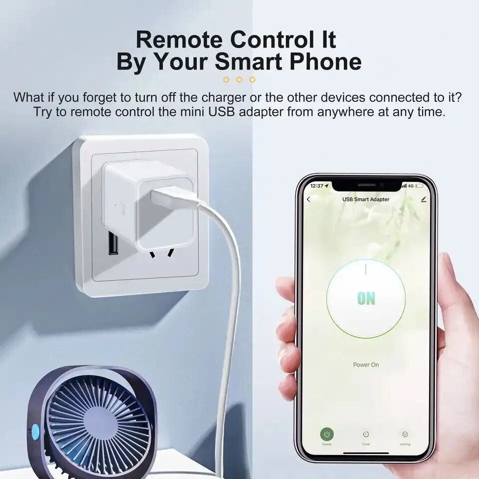 Adaptateur USB intelligent 5V, - Smart Plug Mini Alexa Google avis et prix