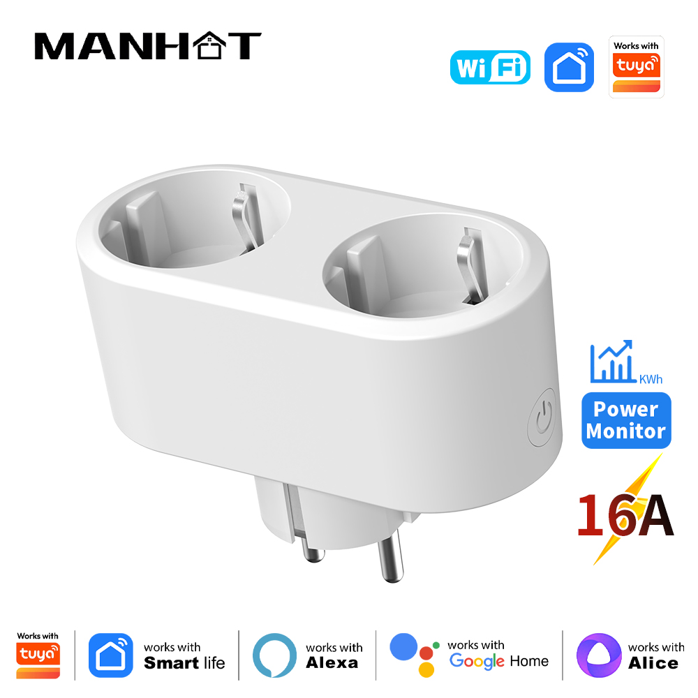 Prise intelligente Manhot WIFI - Smart Socket 16A Tuya App avis et prix