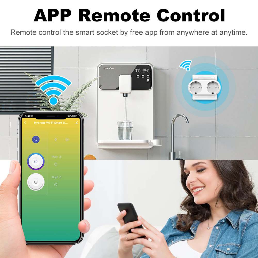 Prise intelligente Manhot WIFI - Smart Socket 16A Tuya App avis et prix