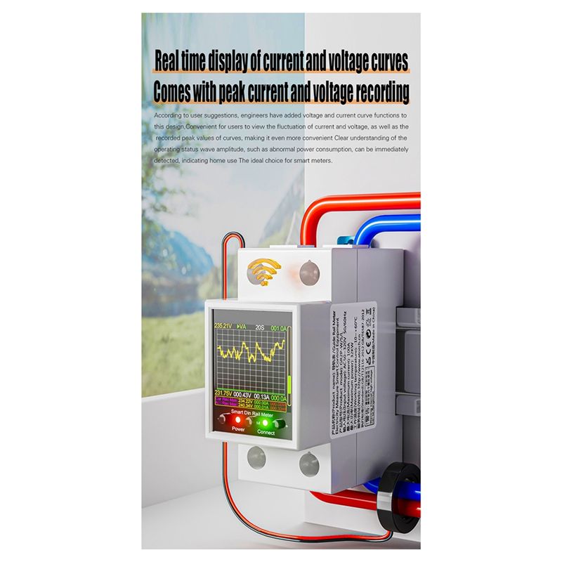 ABQU 100A Tuya WiFi Rail DIN i - Energy Meter Din Rail Wifi avis et prix