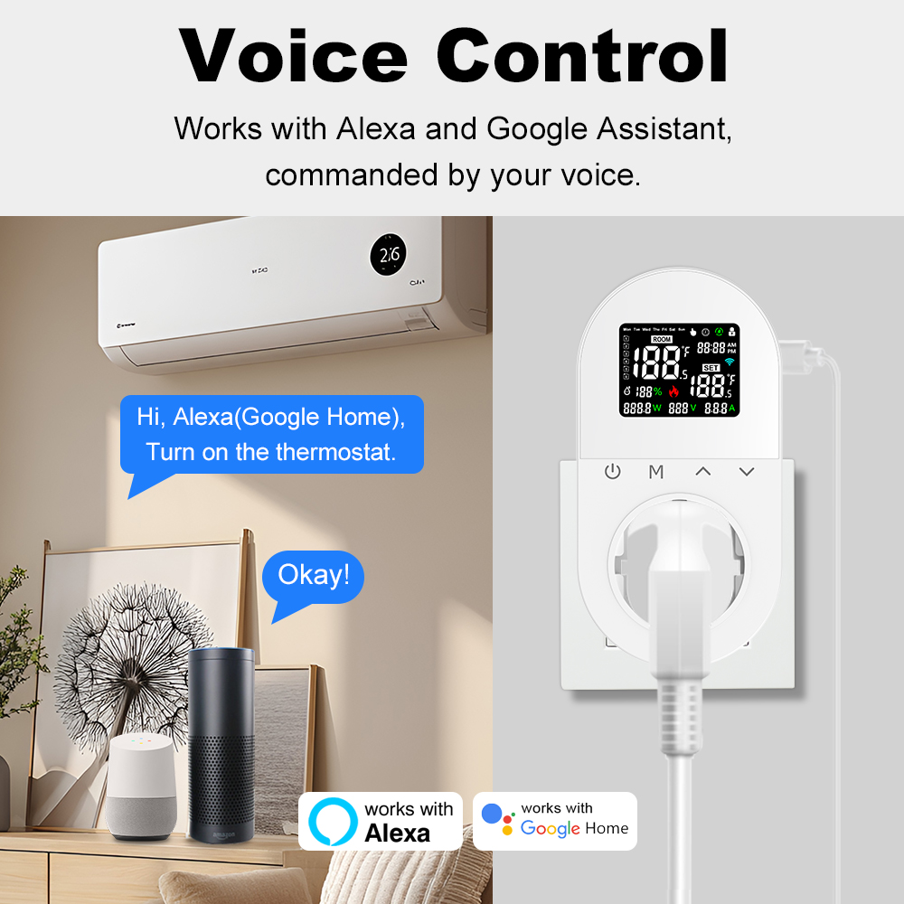 Prise thermostat intelligente  - Smart Socket 16A Tuya App avis et prix