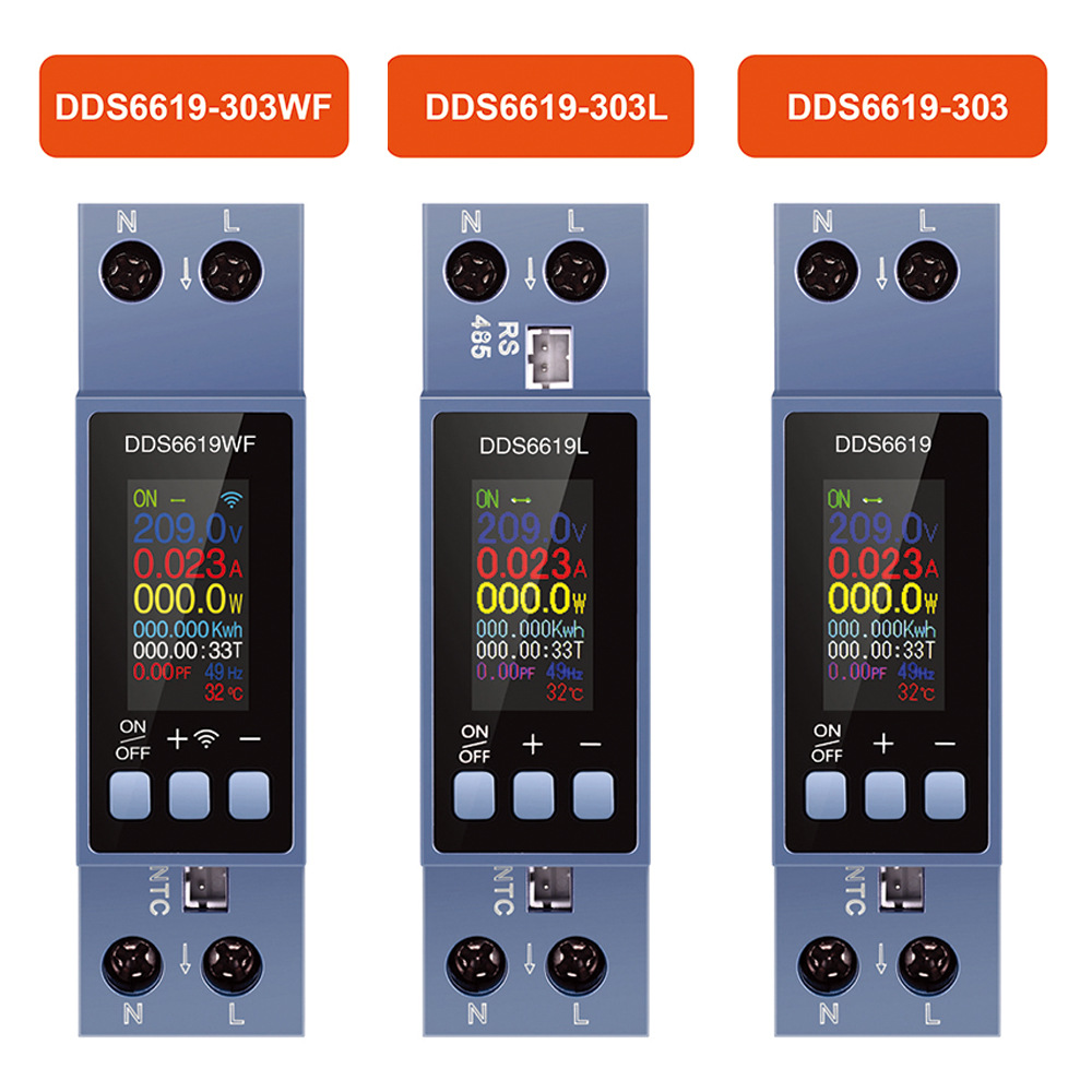 Compteur de puissance 8 en 1,  - Energy Meter Din Rail Wifi avis et prix