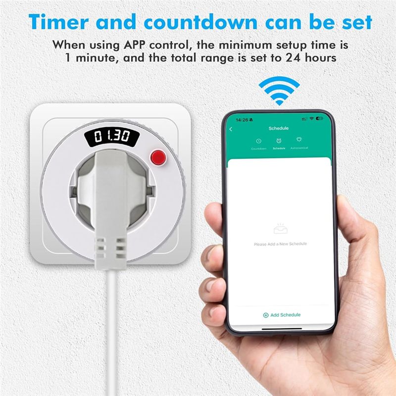 Prise intelligente Wi-Fi A01F, - Smart Plug Surge Protector avis et prix