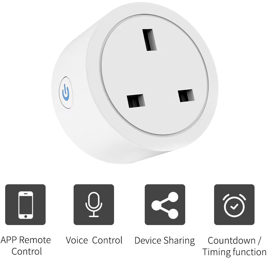 Prise intelligente Wifi UK, mi - Smart Plug Mini Alexa Google avis et prix