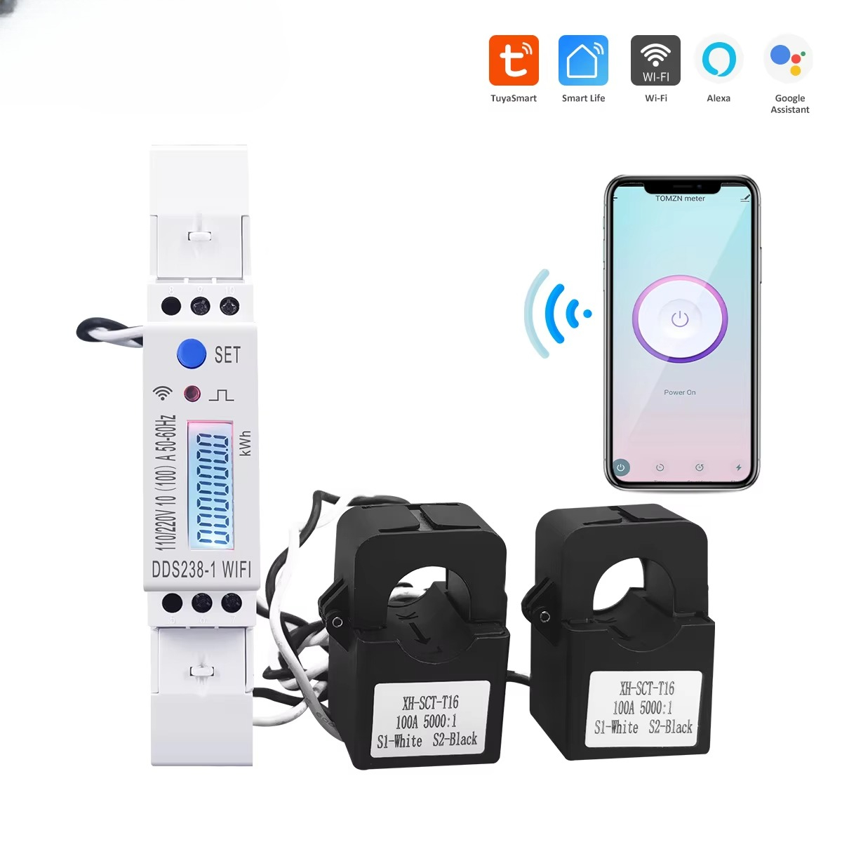 Compteur d'énergie intelligent - Energy Meter Din Rail Wifi avis et prix